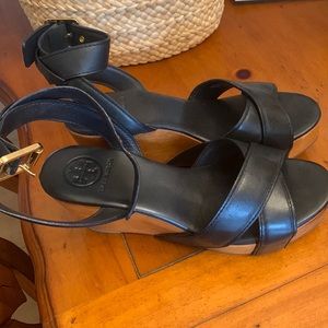 Tory burch wooden wedge